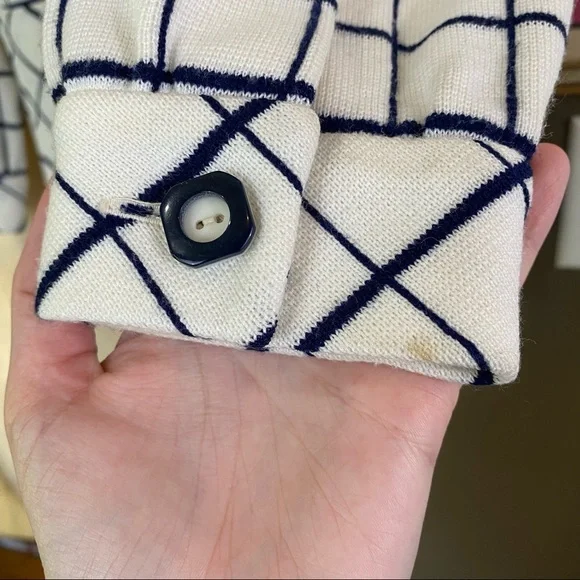 Vintage 60s Nautical Embroidered Sweater Jacket - Picture 11 of 11